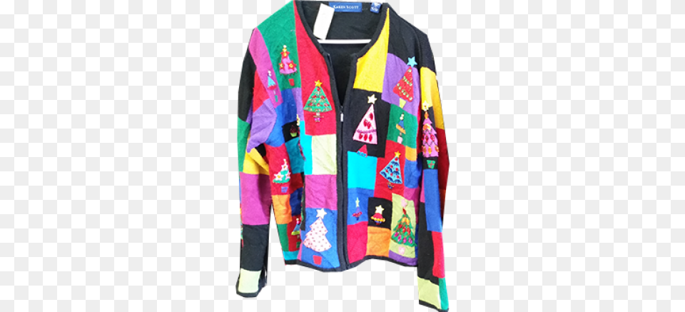 Ugly Holiday Sweater, Clothing, Coat, Jacket, Fleece Free Png Download