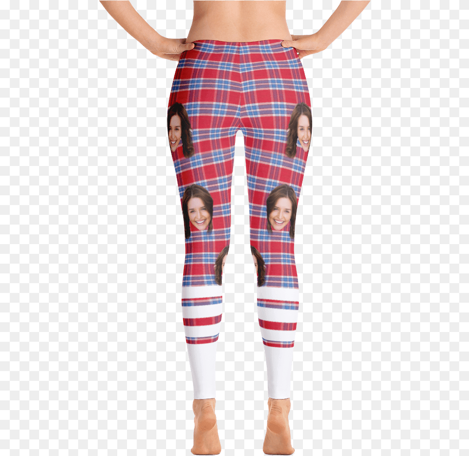 Ugly Leggings With Faces Blue Checker Leggings, Tights, Clothing, Pants, Hosiery Png Image