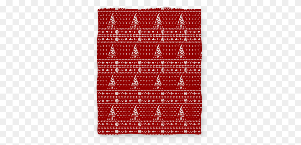 Ugly Pizza Christmas Pattern Blanket Paper, Home Decor, Cushion, Blackboard, Accessories Free Transparent Png