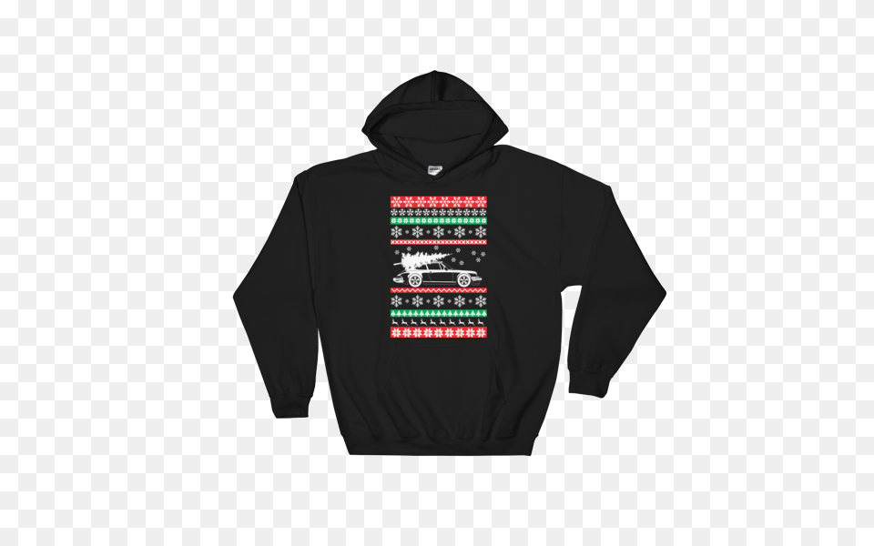 Ugly Porsche Christmas Hooded Sweatshirt Porsche Marketplace, Clothing, Hood, Hoodie, Knitwear Free Png