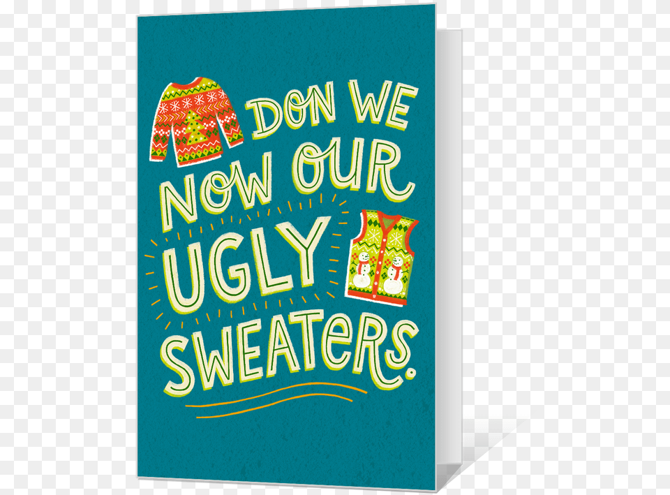 Ugly Sweater Printable Poster, Advertisement, Envelope, Greeting Card, Mail Free Png