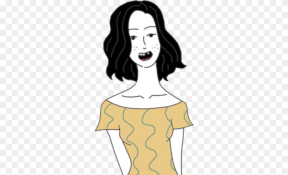 Ugly Ugly Face Girl Cartoon, Adult, Female, Person, Woman Png