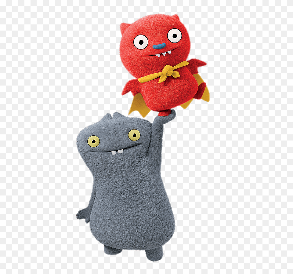 Uglydolls Babo And Lucky Bat, Plush, Toy, Applique, Pattern Free Transparent Png
