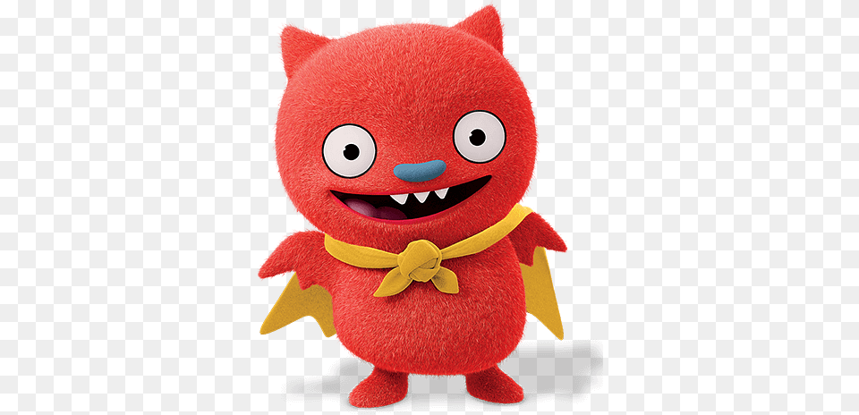 Uglydolls Lucky Bat Wearing Cape, Plush, Toy, Teddy Bear Free Png Download