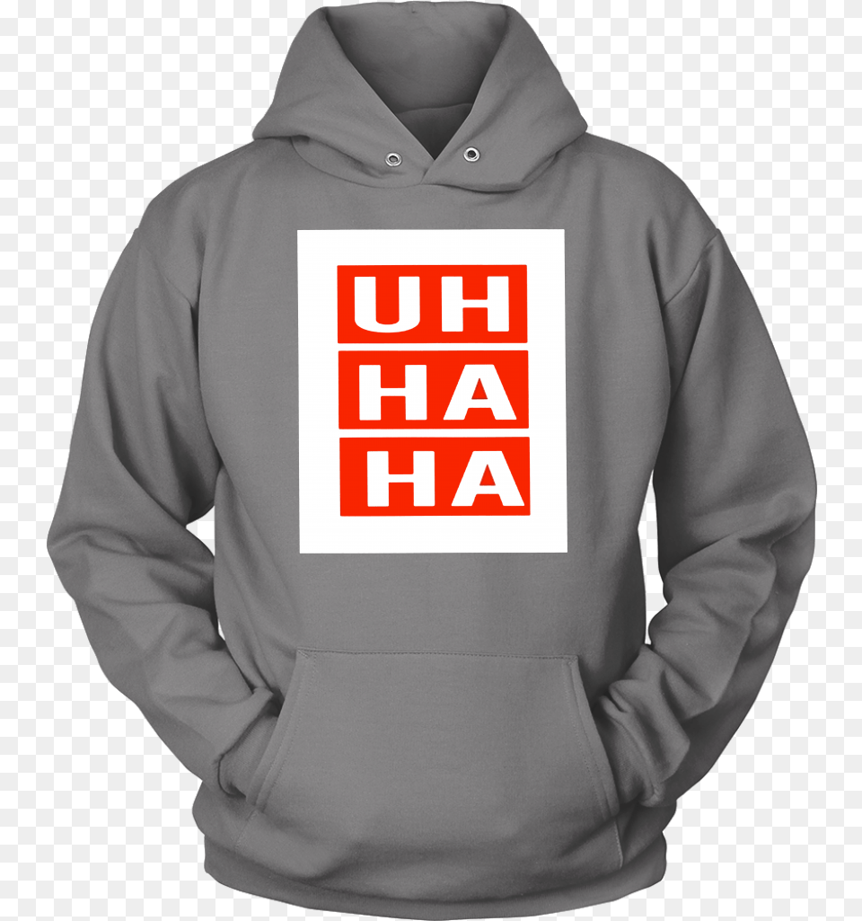 Uh Ha Ha Shirt Hoodie, Clothing, Hood, Knitwear, Sweater Free Png