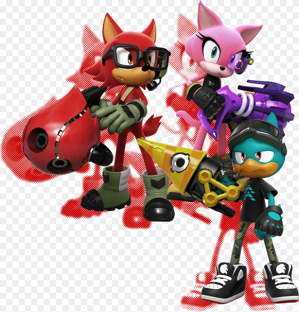 Uh Meow Sonic Forces Team Resistance, Baby, Person, Robot, Face Png Image