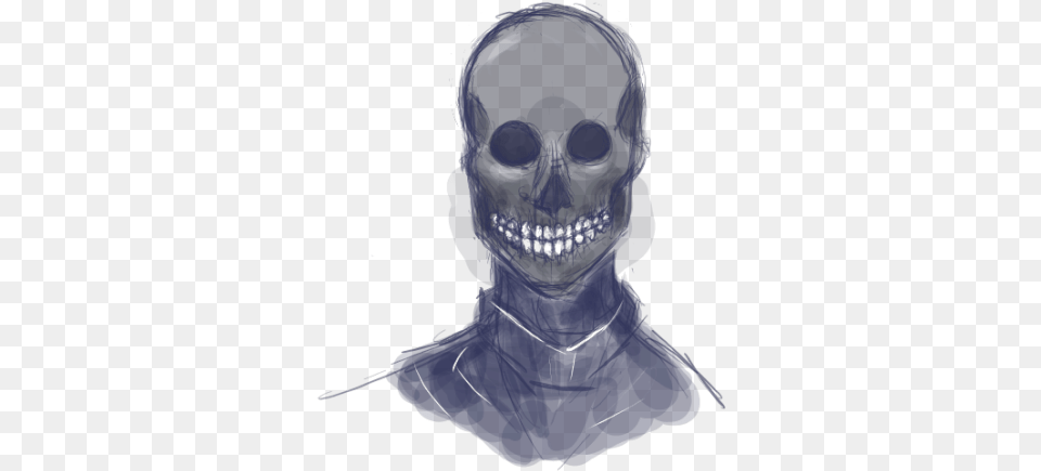 Uh So I Found Out That I Really Love My Drawing Tablet Skull, Alien, Person, Head Free Transparent Png