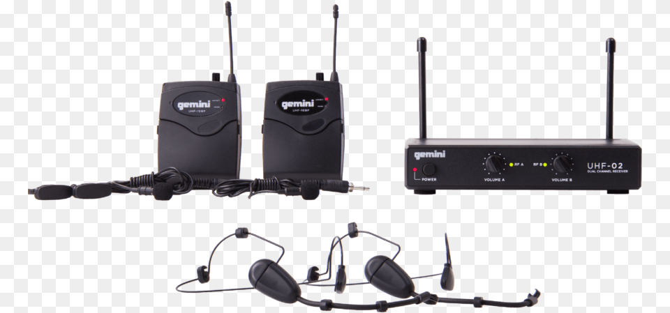 Uhf Dual Headsetlav Mic Wireless, Electrical Device, Electronics, Microphone, Hardware Png Image