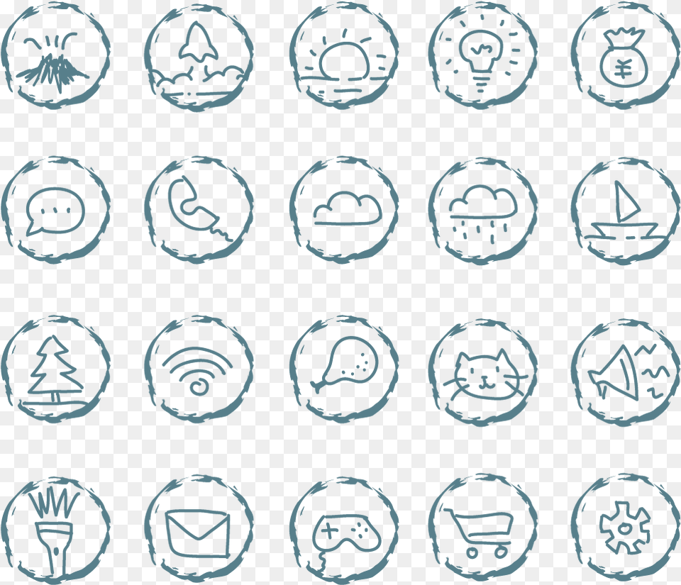 Ui Design Small Icons Hand Drawn And Vector Image Icon Png