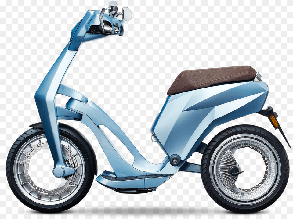 Ujet Scooters Profile Left Disp Closed High Seat Bel High Tech Scooter Design, Machine, Wheel, Motorcycle, Transportation Png Image