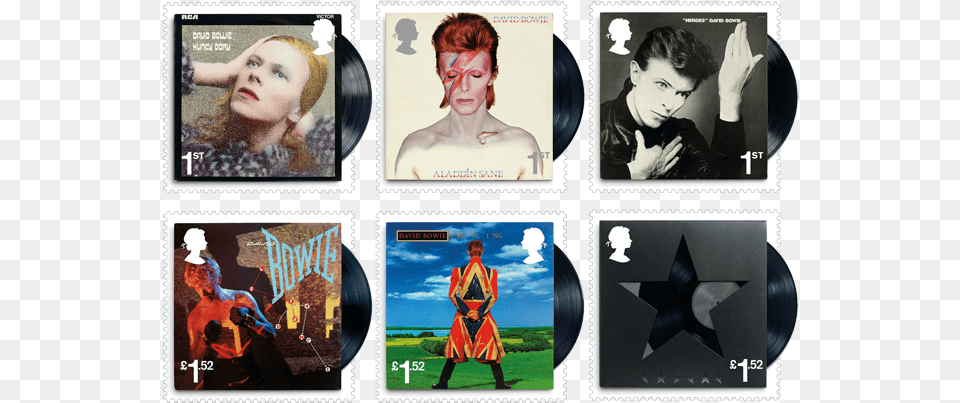 Uk 2017 David Bowie Album Stamps David Bowie Postage Stamps, Art, Baby, Boy, Collage Free Png Download