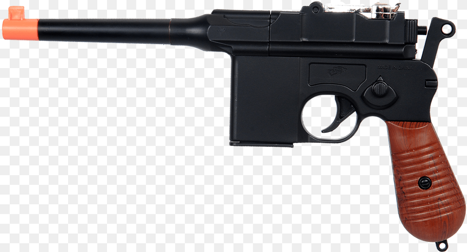 Uk Arms M32 Mouser Spring Airsoft Pistol Double Eagle Mauser, Firearm, Gun, Handgun, Weapon Png