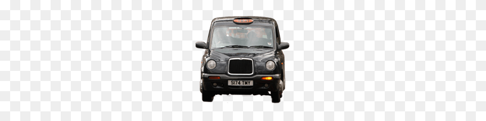 Uk Black Cab Front View, License Plate, Transportation, Vehicle, Car Png
