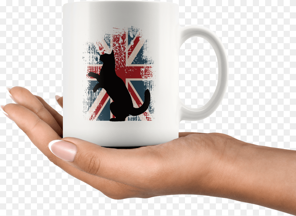 Uk Flag, Cup, Body Part, Person, Hand Free Png