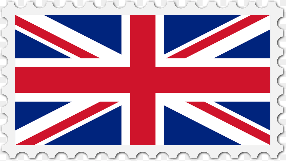 Uk Flag As Postage Stamp Clipart, United Kingdom Flag, Airmail, Envelope, Mail Free Png Download