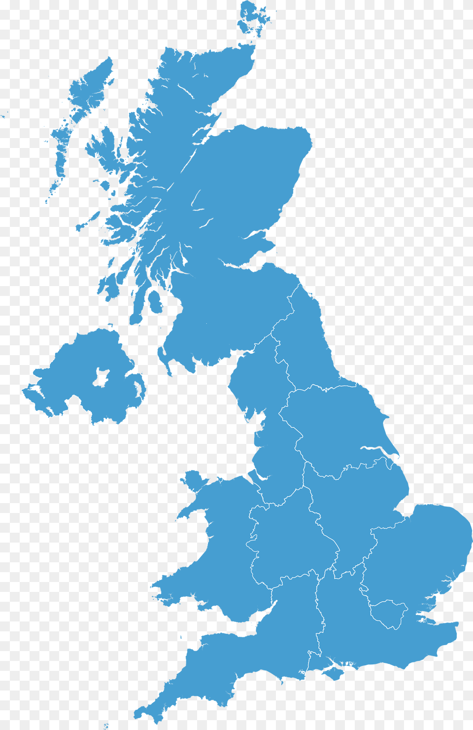 Uk Map Outline No Background, Chart, Plot, Nature, Land Free Png