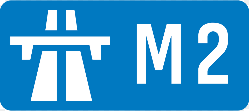 Uk Motorway M2 Clipart, Sign, Symbol, Text Png