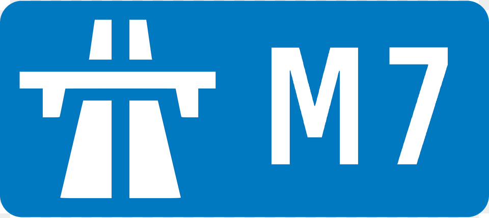 Uk Motorway M7 Clipart, Sign, Symbol, First Aid Free Transparent Png