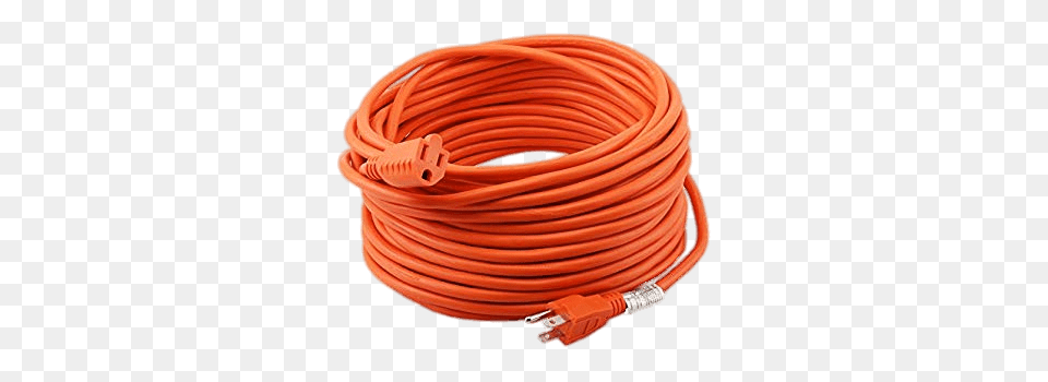 Uk Orange Extension Cord Cable, Hose Free Transparent Png