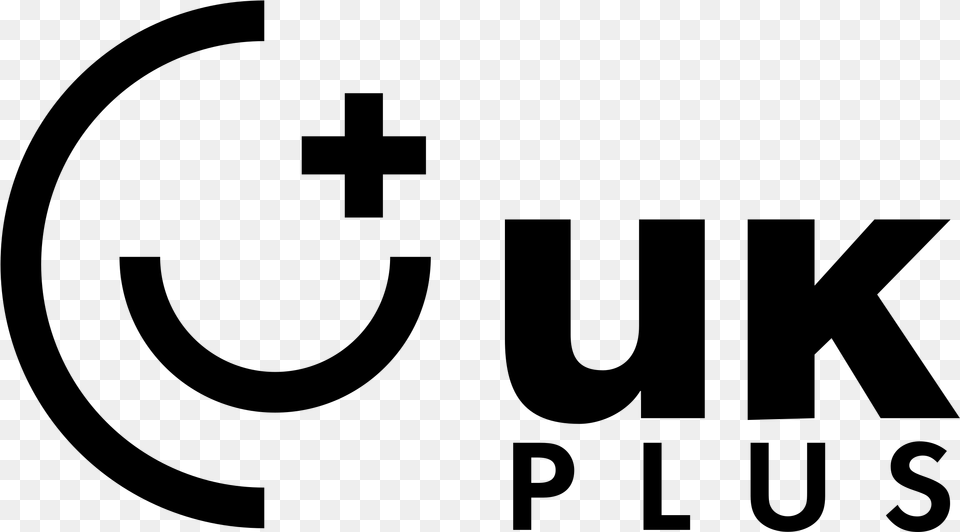 Uk Plus Logo Transparent Graphic Design, Gray Png