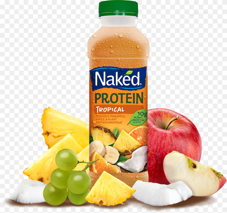 Uk Product Machine Tropcial Hug Naked Protein Tropical Smoothie, Beverage, Food, Fruit, Juice Free Transparent Png