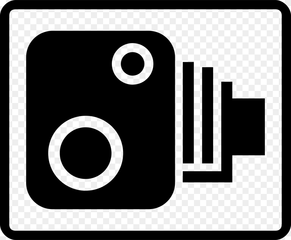 Uk Speed Camera Sign, Gray Png