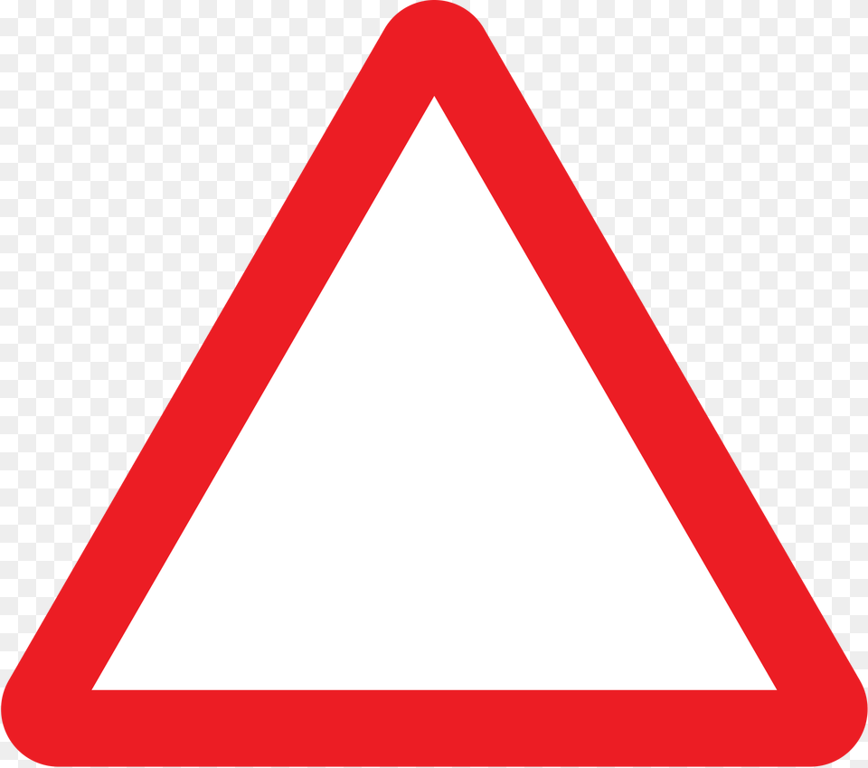 Uk Traffic Sign, Symbol, Triangle, Road Sign Free Png