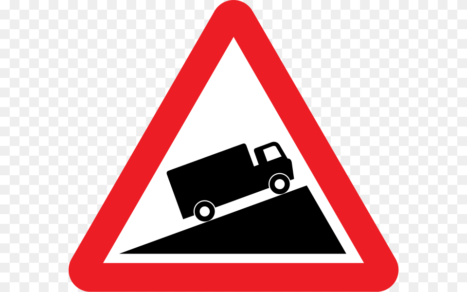 Uk Traffic Sign Slow Moving Vehicles Sign, Symbol, Road Sign, Dynamite, Weapon Free Png Download