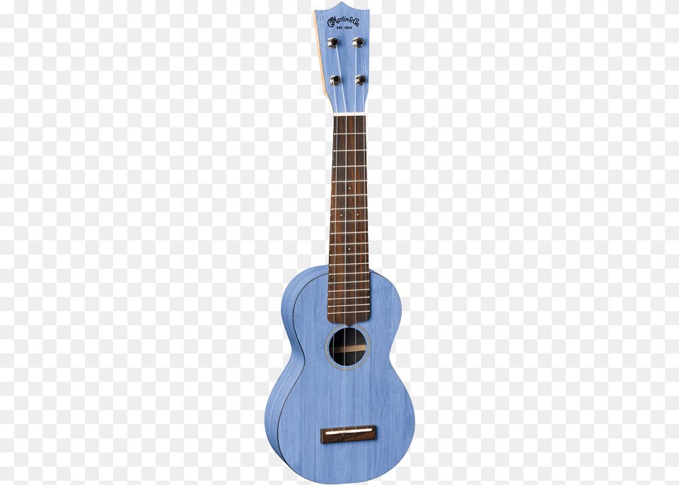 Uke Bamboo Blue Martin 2017 0x Uke Bamboo Soprano Ukulele Blue, Guitar, Musical Instrument, Mandolin Free Png Download