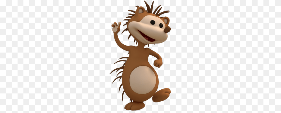 Uki Character Hedgehog, Cartoon, Animal Png Image