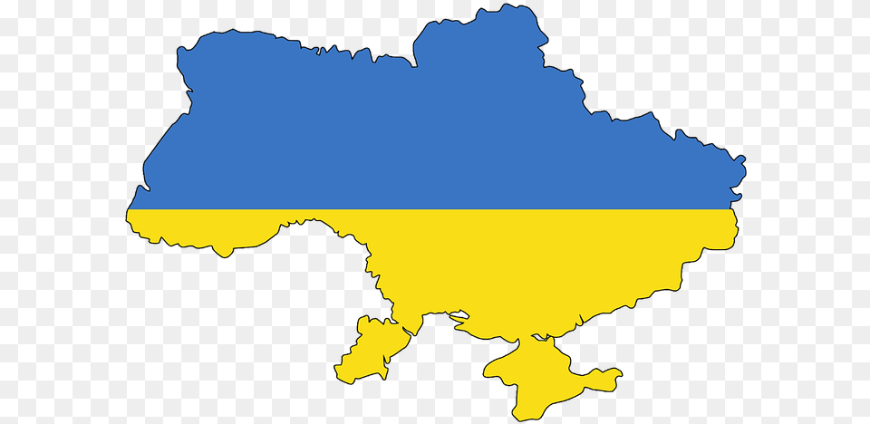 Ukraine Crimea Map Flag Contour Borders Country Ukraine Flag Map, Chart, Plot, Atlas, Diagram Free Png