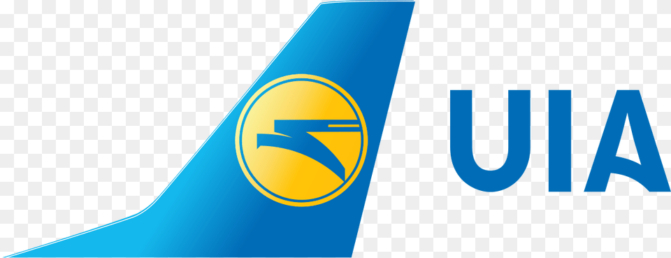 Ukraine International Airlines Logo, Aircraft, Airliner, Airplane, Transportation Png Image