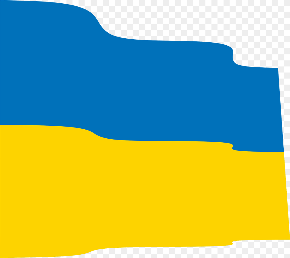Ukraine Wavy Flag Clipart, File Free Png