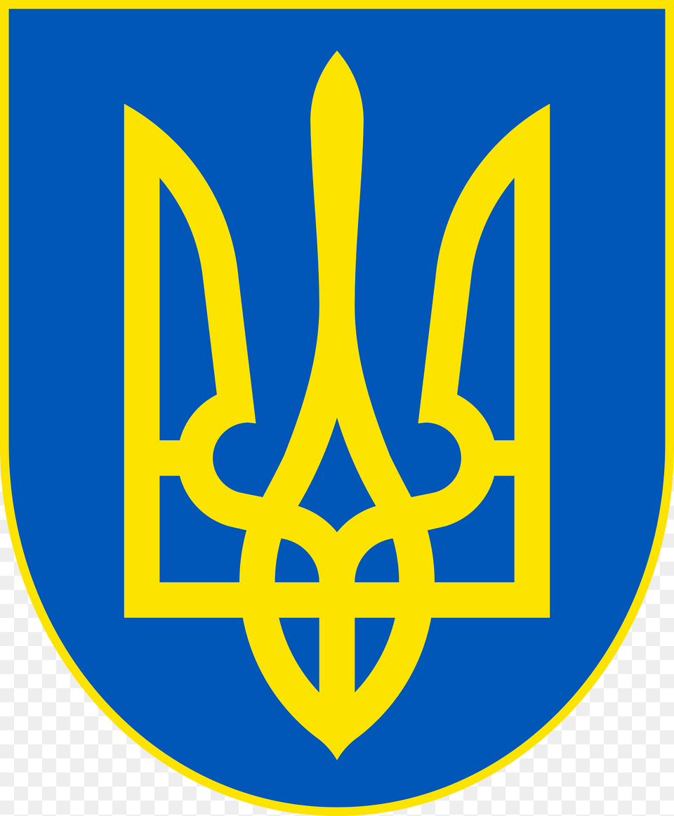 Ukrainian Armed Force Emblem 1992 Clipart, Weapon, Trident, Dynamite Png