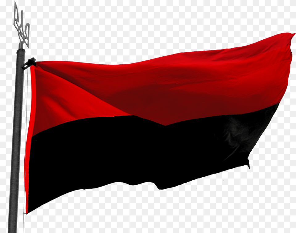 Ukrainian Flags Ukraine Black Red Flag Png Image