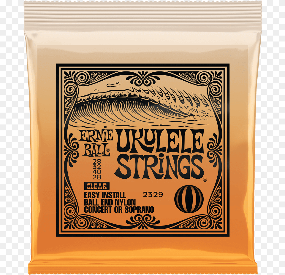 Ukulele Ball End Nylon Strings Clear Front Ernie Ball Ukulele Strings, Advertisement, Poster, Food Free Png Download