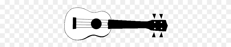 Ukulele Black And White Ukulele Black And White, Bass Guitar, Guitar, Musical Instrument, Smoke Pipe Png