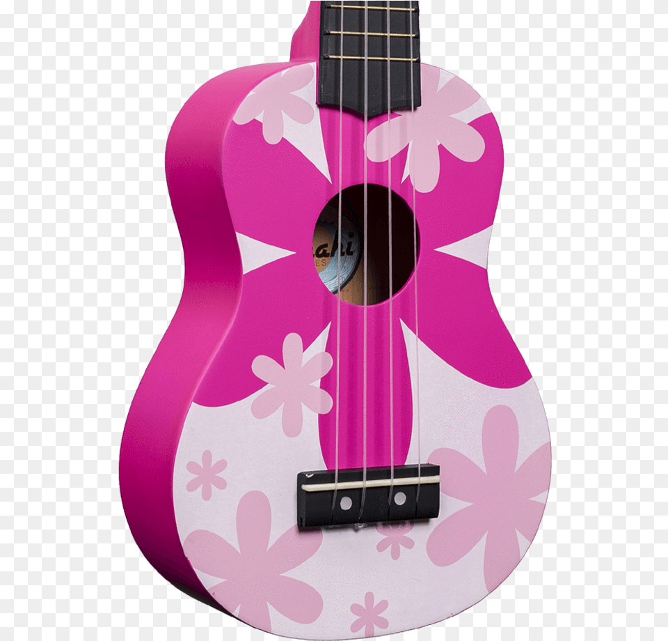 Ukulele Designs Pink, Bass Guitar, Guitar, Musical Instrument Free Png