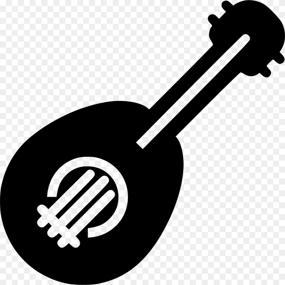 Ukulele Ukulele Icon Black And White, Stencil, Musical Instrument, Smoke Pipe Png