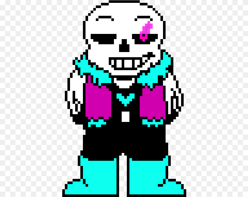 Ul Sans Battle Sprite Draw Sans Pixel Art Free Png