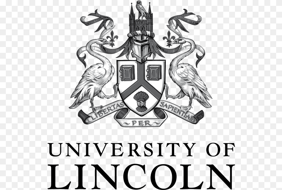 Ulcrest Ws T University Of Lincoln Logo, Emblem, Symbol, Animal, Bird Free Png