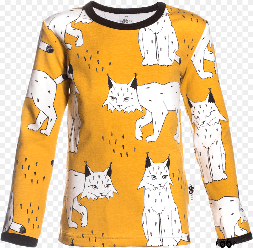 Uljas Shirt Lynx Cat, Long Sleeve, Sleeve, Clothing, Coat Free Png