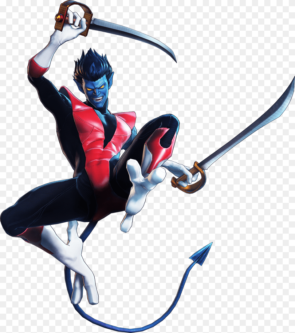 Ultimate Alliance Wiki Nightcrawler Ultimate Alliance, Person, Head, Face, Adult Png Image
