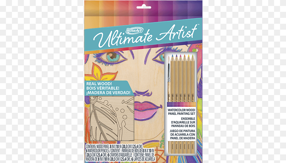 Ultimate Artist Wood Panel Painting Girl Roseart Ultimate Artist, Publication, Advertisement, Poster Png