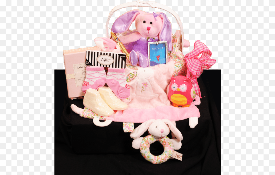 Ultimate Baby Girl Welcome Basket Baby Toys, Accessories, Bag, Handbag, Purse Free Transparent Png