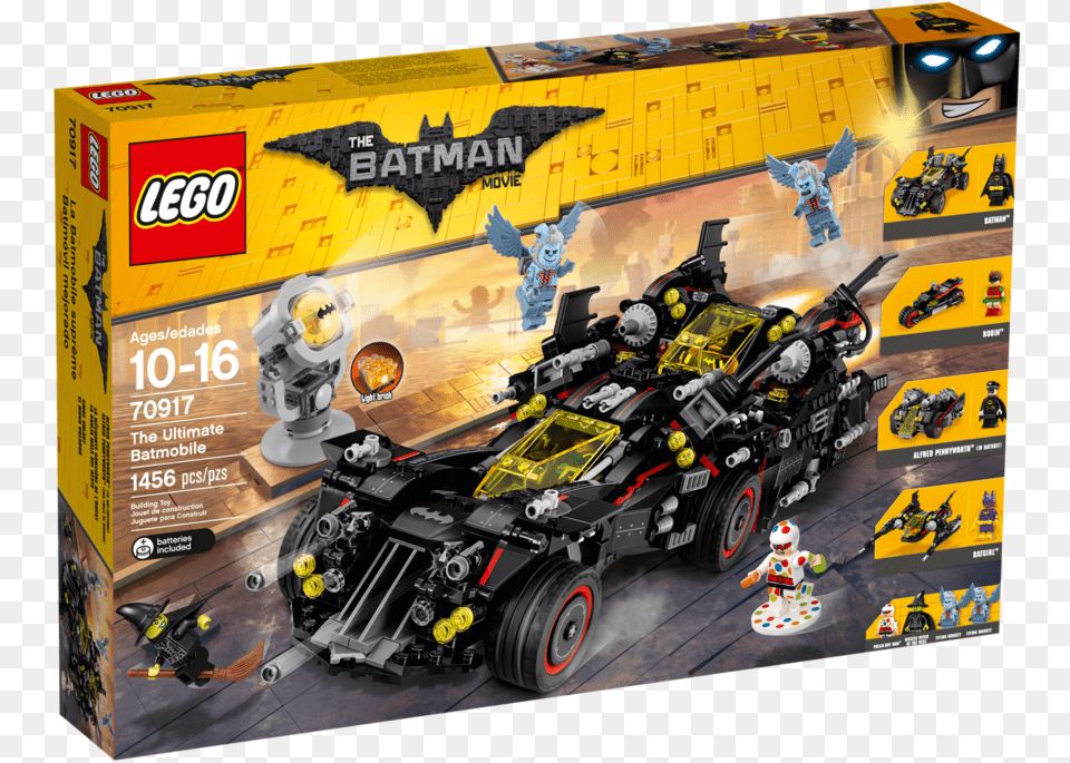 Ultimate Batmobile Lego Set, Car, Vehicle, Transportation, Sports Car Png