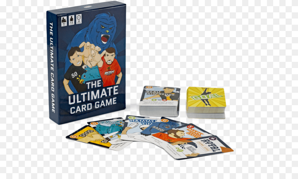 Ultimate Card Game Box Card Game Box, Book, Publication, Boy, Child Free Png Download