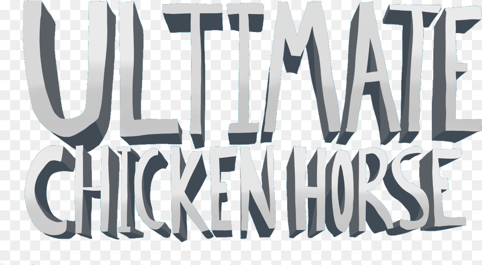 Ultimate Chicken Horse Logo Picket Fence, Text, City Free Png