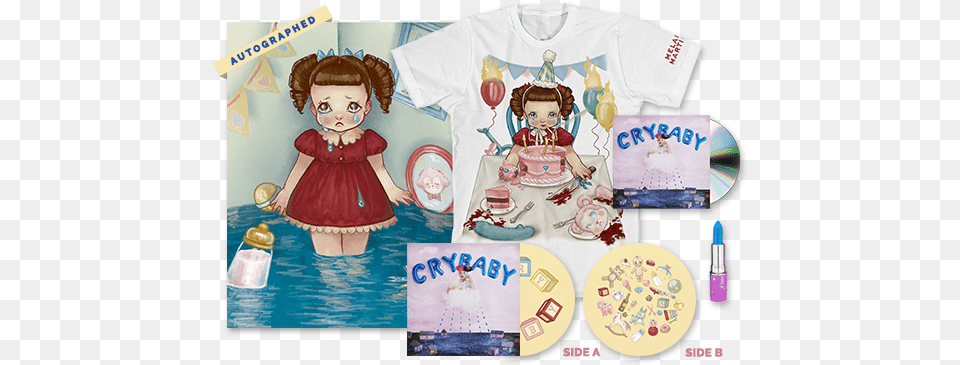 Ultimate Cry Baby Bundle Cry Baby Melanie Martinez Testo, T-shirt, Person, People, Clothing Png