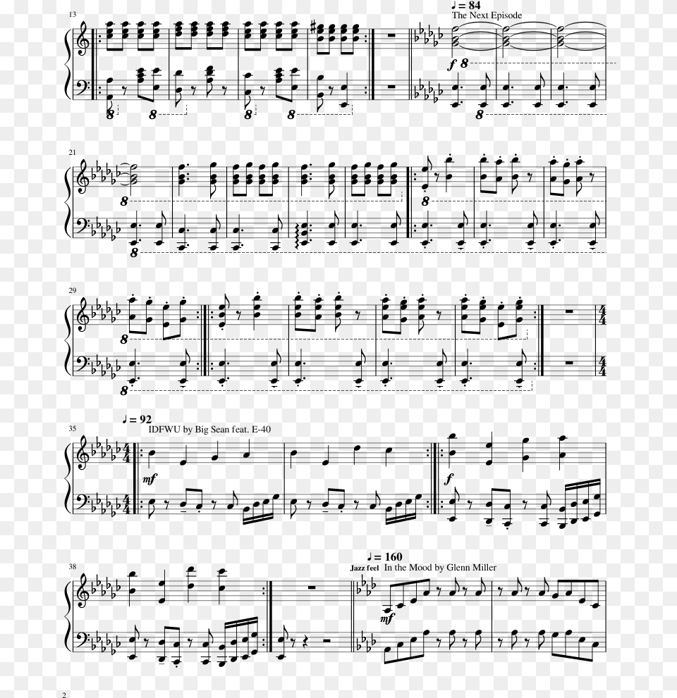 Ultimate Denzel Curry Sheet Music Victory Two Steps From Hell Piano Sheet, Gray Png Image